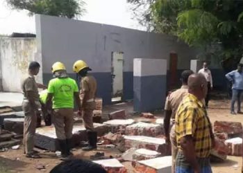 തിരുനെൽവേലിയിൽ ശുചിമുറി തകർന്നുവീണ് മൂന്ന് വിദ്യാർഥികൾ മരിച്ചു