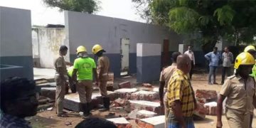 തിരുനെൽവേലിയിൽ ശുചിമുറി തകർന്നുവീണ് മൂന്ന് വിദ്യാർഥികൾ മരിച്ചു