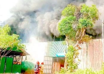 കോട്ടയം മെഡിക്കൽ കോളജിലെ മാലിന്യകേന്ദ്രത്തിൽ വൻ അഗ്നിബാധ