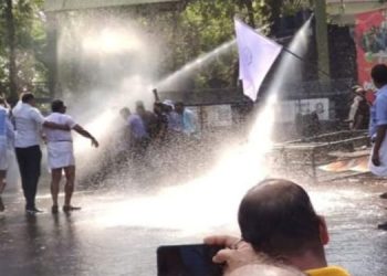 വ്യാപാരികളുടെ കലക്ടറേറ്റ് മാർച്ചിൽ സംഘർഷം  ;   ഒരാൾക്ക് പരിക്ക്