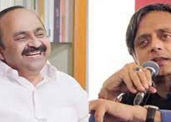 സിൽവർ ലൈനിൽ ശശി തരൂർ യു ഡിഎഫ് നിലപാടിനൊപ്പം  ;  പിന്തുണച്ച് പ്രതിപക്ഷ നേതാവ് വി ഡി സതീശൻ