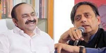 സിൽവർ ലൈനിൽ ശശി തരൂർ യു ഡിഎഫ് നിലപാടിനൊപ്പം  ;  പിന്തുണച്ച് പ്രതിപക്ഷ നേതാവ് വി ഡി സതീശൻ