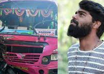 അമിത വേഗതയിലെത്തിയ ബസുമായി കൂട്ടിയിടിച്ച് ബൈക്ക് യാത്രികന്‍ മരിച്ചു ;  ഒരാളുടെ നില ഗുരുതരം