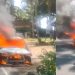 കൊല്ലത്ത് ഓടിക്കൊണ്ടിരുന്ന കാറിന് തീപിടിച്ചു ; ആളപായമില്ല