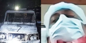 കിഴക്കമ്പലം അക്രമം  :  സി.ഐയുടെ തലക്ക് ആറ് സ്റ്റിച്ച് ,  കൈക്ക് ഒടിവ്