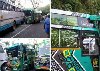 ശബരിമല തീർത്ഥാടകർ സഞ്ചരിച്ച വാഹനവും കെഎസ്ആർടിസിയും കൂട്ടിയിടിച്ചു ; 11 പേർക്ക് പരിക്ക്