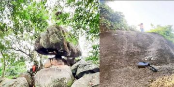 ഐതിഹ്യ പെരുമയുയർത്തി പാണ്ഡവൻ പാറ