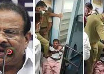 സമനില തെറ്റിയ പോലീസ് ; ട്രെയിൻ യാത്രക്കാരനെ ആക്രമിക്കാൻ ആര് അധികാരം നൽകി ? : സുധാകരൻ