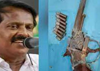 പാലക്കാട് ഡിസിസി വൈസ് പ്രസിഡന്റ് കെ.എസ്.ബി.എ. തങ്ങള്‍ തോക്കുമായി അറസ്റ്റില്‍