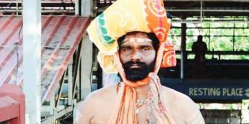 സ്വാമിയെ കാണാൻ ഒരുകാലിൽ സുരേഷ് താണ്ടിയത് 750 കിലോമീറ്റർ