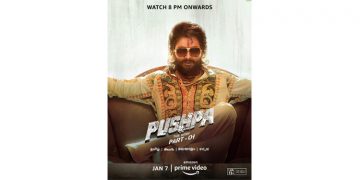 അല്ലു അർജുൻ നായകനായി അഭിനയിക്കുന്ന തെലുങ്ക് ആക്ഷൻ ത്രില്ലർ പുഷ്പ : ദി റൈസ്—ഭാഗം 1-ന്റെ സ്ട്രീമിംഗ് പ്രീമിയർ പ്രൈം വീഡിയോ പ്രഖ്യാപിച്ചു