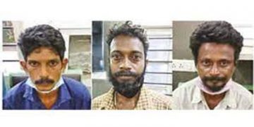 എലിവേറ്റഡ് ഹൈവേയുടെ നിര്‍മാണസാമഗ്രികള്‍ മോഷ്ടിച്ചു ; കഴക്കൂട്ടത്ത് മൂന്നുപേര്‍ പിടിയില്‍