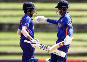 അണ്ടർ 19 ലോകകപ്പ് ; ഉഗാണ്ടയെ 326 റൺസിന് തോൽപ്പിച്ച് ഇന്ത്യ