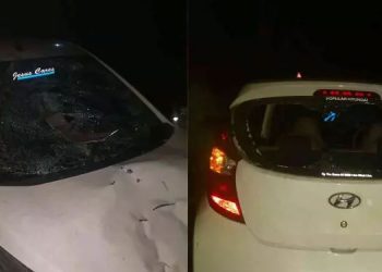 റോഡ് മുറിച്ച് കടക്കുന്നതിനിടെ കാറിടിച്ചു മരിച്ചു ;  നിർത്താതെ പോയ കാർ പോലീസ് പിടികൂടി