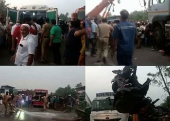 ഓട്ടോറിക്ഷയിൽ ലോറി ഇടിച്ചു ; കോഴിക്കോട് ദമ്പതികൾക്ക് ദാരുണാന്ത്യം – ഒരാൾക്ക് ഗുരുതര പരിക്ക്