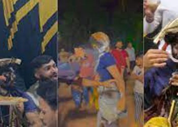 വിവാഹഘോഷം അതിരുകടന്നു ;   വരനും സുഹൃത്തുകൾക്കുമെതിരെ കേസ്