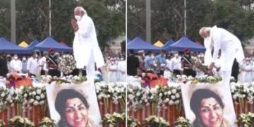 ലതാ മങ്കേഷ്‌കര്‍ക്ക് വിട ,  മുംബൈയിലെത്തി അന്തിമോപചാരമർപ്പിച്ച് പ്രധാനമന്ത്രി