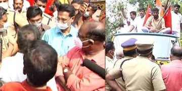 കൊല്ലത്ത് കല്ലിടല്‍ ത‍ടഞ്ഞു ; നടപടി ക്രമങ്ങൾ താത്കാലികമായി നിർത്തി