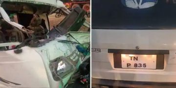 കോയമ്പത്തൂരിൽ വാഹനാപകടത്തിൽ രണ്ട് കുട്ടികൾ മരിച്ചു ; ഏഴുപേർക്ക് ​ഗുരുതര പരിക്ക്