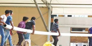 പണിമുടക്കിലും സി.പി.എം. പാർട്ടി കോൺഗ്രസ് വേദിയിൽ പണിത്തിരക്ക്