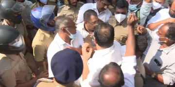 രണ്ടിടങ്ങളിൽ കെ റെയിൽ കല്ലിടൽ മാറ്റിവെച്ചു ; കോട്ടയത്ത് വൻ പ്രതിഷേധം