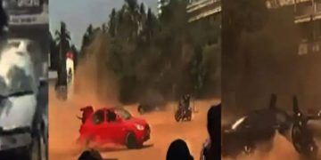 അതിരുവിട്ട ആഘോഷം, അപകടം ഒഴിവായത് തലനാരിഴയ്ക്ക് ; വിദ്യാർത്ഥികൾക്കെതിരെ കേസെടുത്തു