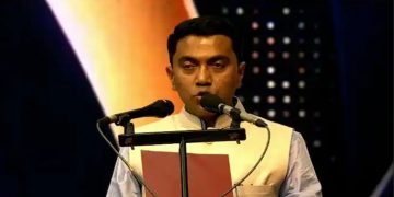 ഗോവയിൽ പ്രമോദ് സാവന്ദിനിത് രണ്ടാമൂഴം ; മുഖ്യമന്ത്രിയായി സത്യപ്രതിജ്ഞ ചെയ്ത് അധികാരമേറ്റു