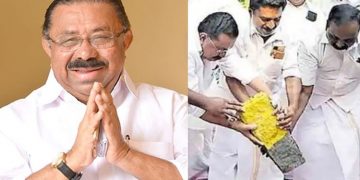കോടതിയോ കേന്ദ്ര സര്‍ക്കാരോ ബലം പ്രയോഗിച്ച് കല്ലിടാന്‍ പറഞ്ഞിട്ടില്ല ; കെ റെയില്‍ കല്ല് പിഴുതെറിഞ്ഞ് എം എം ഹസ്സൻ