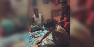 കൊലക്കേസ് പ്രതികൾക്കൊപ്പം മദ്യപാനം ; പോത്തൻകോട് പോലീസുകാരന് സസ്പെൻഷൻ