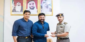 നടന്‍ ലാലു അലക്‌സ് യുഎഇ ഗോള്‍ഡന്‍ വിസ സ്വീകരിച്ചു