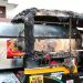 വീടിന് മുന്നിൽ നിർത്തിയിട്ട നാലുവാഹനത്തിന് തീയിട്ടു