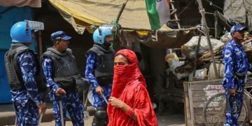 സംഘർഷ സാധ്യത ; ജഹാംഗീർപുരിയിൽ കനത്ത സുരക്ഷാസന്നാഹം