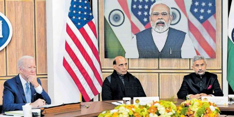 മോദി – ബൈഡൻ വെർച്വൽ കൂടിക്കാഴ്ച : യുക്രെയ്ൻ പ്രതിസന്ധി പരിഹാരത്തിന് യോജിച്ചു നീങ്ങാൻ ആഹ്വാനം