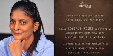 കെജി.എഫ് നിർമ്മാതാക്കളായ ഹോംബലെ ഫിലിംസ് നിർമ്മിക്കുന്ന പുതിയ ചിത്രം സുധ കൊങ്ങര സംവിധാനം ചെയ്യും
