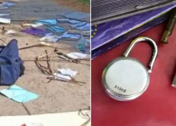 കോടതിയിൽ കവര്‍ച്ച ; നഷ്ടമായത് മന്ത്രിക്കെതിരായ കേസിലെ രേഖകൾ ; സീലടക്കം വഴിയരികിൽ ഉപേക്ഷിച്ച നിലയിൽ