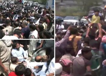 ഷഹീൻബാഗിലും ഇടിച്ചു നിരത്തൽ നീക്കം ; ബുള്‍ഡോസറുകൾ തടഞ്ഞ് വൻ പ്രതിഷേധം