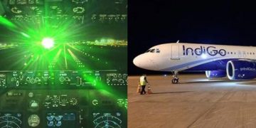 കാബിനിലേക്ക് ലേസര്‍ രശ്മി പതിപ്പിച്ചു ; വിമാനം നിലത്തിറക്കി പൈലറ്റ്