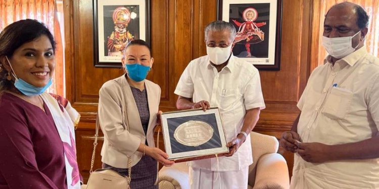 ഫ്രഞ്ച് കോൺസൽ ജനറൽ കൊച്ചിയിൽ ; മുഖ്യമന്ത്രിയും മന്ത്രിമാരുമായി ചർച്ച നടത്തി