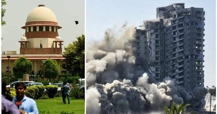 മരടിൽ പൊളിച്ച ഫ്ലാറ്റുകളുടെ നിർമ്മാണത്തിന്റെ ഉത്തരവാദികളെ കണ്ടെത്താൻ ഏകാംഗ കമ്മീഷൻ: നിയമിച്ചത് സുപ്രീം കോടതി