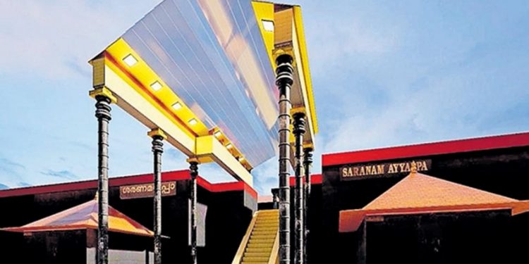 ശബരിമലയിൽ ഹൈഡ്രോളിക് മേൽക്കൂര നിർമാണം തുടങ്ങി