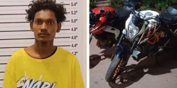 ആഡംബര ബൈക്ക് മോഷ്‌ടിച്ച് കറക്കം ; യുവാവും കൗമാരക്കാരനും പിടിയിൽ