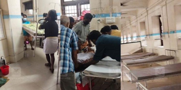 പിജി പരീക്ഷ ; കോഴിക്കോട് മെ‍ഡിക്കൽ കോളജിൽ രോഗികൾ 10 മണിക്കൂർ വരാന്തയിൽ