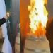 തീപിടിച്ച ഡാൻസ് : വിവാഹാഘോഷത്തിൽ മദ്യപിച്ച് നൃത്തം , തീപടർന്നു