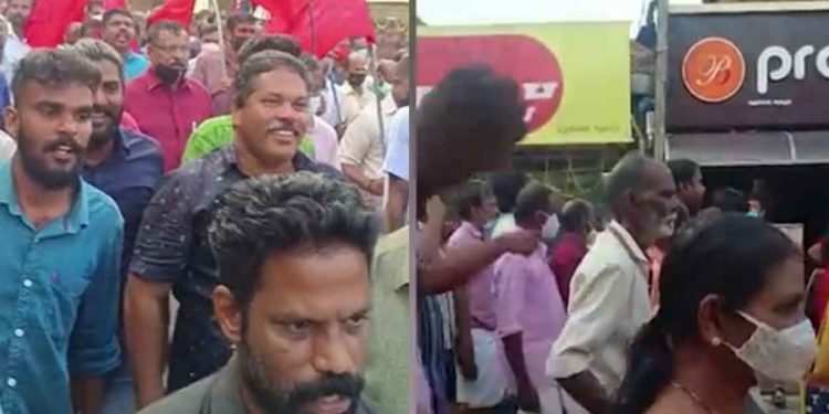‘തലവെട്ടി ചെങ്കൊടി നാട്ടും, വെറുതെ പറയില്ല’ ; വീണ്ടും പ്രകോപന മുദ്രാവാക്യം