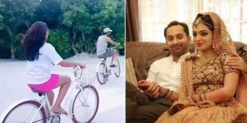 ഈ ക്യൂട്ട് കപ്പിൾ ഒന്നായിട്ട് 8 വർഷം; വിവാഹ വാർഷികത്തിൽ സൈക്കിൾ റൈഡുമായി ഫഹദും നസ്രിയയും