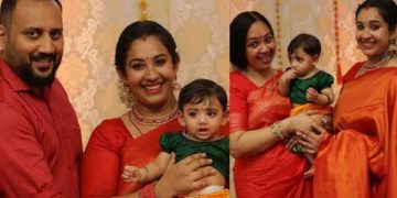 കുഞ്ഞ് സുദര്‍ശനയുടെ ‘പല്ലട’ ചടങ്ങ്; വീഡിയോ പങ്കുവച്ച് സൗഭാഗ്യ വെങ്കിടേഷ്