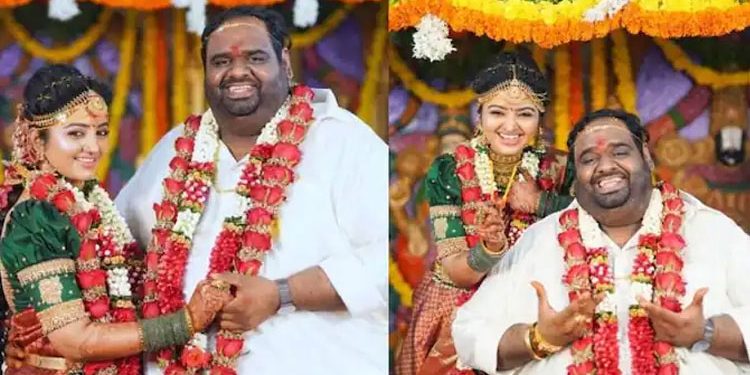 പ്രണയസാഫല്യം; നടി മഹാലക്ഷ്മിയും നിർമാതാവ് രവീന്ദർ ചന്ദ്രശേഖരനും വിവാഹിതരായി