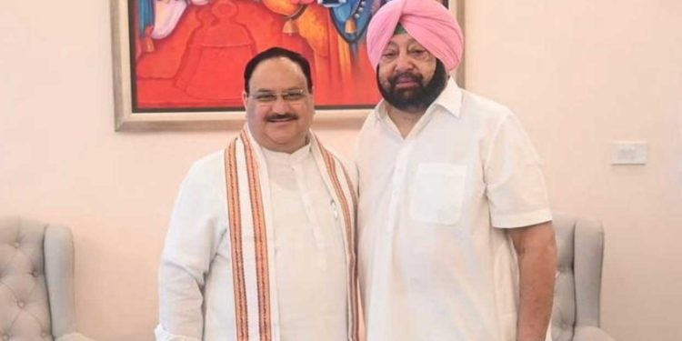 ഒടുവിൽ അമരീന്ദർ സിങ് ബിജെപിയിലേക്ക്; പാർട്ടിയുൾപ്പെടെ ലയനം; നഡ്ഡയുമായി കൂടിക്കാഴ്ച നടത്തി