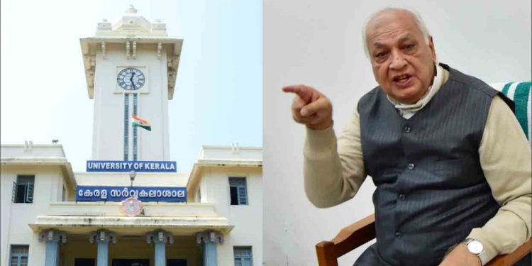 ഗവര്‍ണര്‍ നോമിനേറ്റ് ചെയ്ത 15 സെനറ്റ് അംഗങ്ങളെ പിന്‍വലിച്ചു; തുറന്ന പോര്