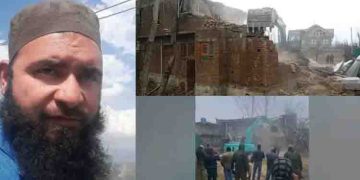 കശ്മീരിൽ ഭീകരവാദി പട്ടികയിലുൾപ്പെട്ടയാളുടെ വീട് ഇടിച്ചുനിരത്തി; കൈയ്യേറ്റമെന്ന് വിശദീകരണം